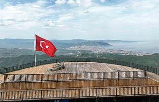 Türk bayrağı Yoroz’a yakıştı