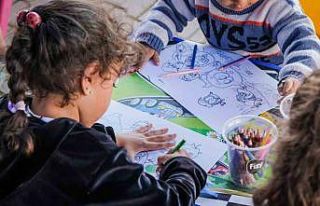 Turkcell’in ‘Çadırkent Etkinlikleri’nde Çocuklar...