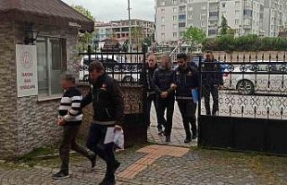 Uyuşturucu ile yakalanan 3 kişi adliyede