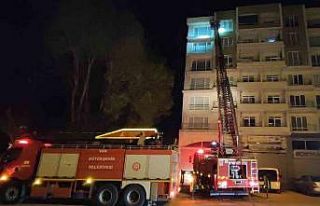 Van’da çatı yangını