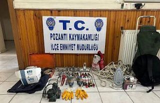 Yayla evlerinden hırsızlık yaparken suçüstü...