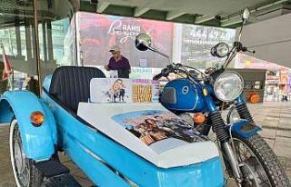 Yeşilçam hatırası motosiklet depremzedeler için...