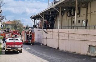 Yetkili serviste yangın