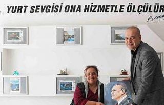 Yol talebi karşılanan vatandaştan Uzundemir’e...