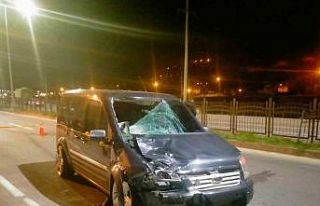 Yolun karşısına geçerken aracın çarptığı...