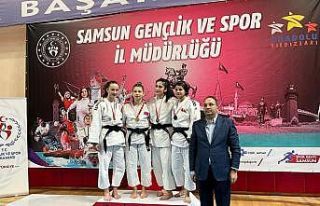 Yunusemreli judocular, Samsun’dan üç madalya ile...