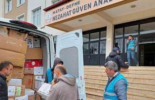 Zonguldak’tan Hatay’a 410 adet ramazan kolisi...
