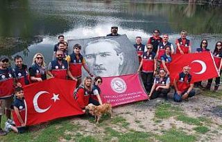 19 Mayıs ruhuyla 19 kilometre yürüdüler