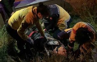 5. kattan düşen kadın yaralandı