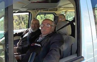 Açılışı gerçekleştirilen Zigana Tünelini kullanan...