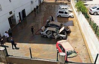Adana Kozan’da selin ardından son durum görüntülendi