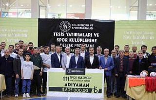 Adıyaman’da ki spor kulüplerine 2 milyon 805 bin...