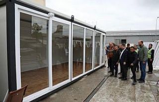 AFAD Başkan yardımcı Sezer konteynır üretimini...