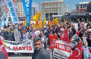 Afyonkarahisar’da 1 Mayıs kutlandı
