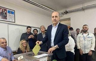 AK Parti Genel Başkanvekili Numan Kurtulmuş oyunu...