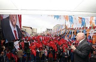 Ak Parti Horasan’da miting yaptı