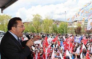 Ak Parti’den Oltu’da coşkulu miting
