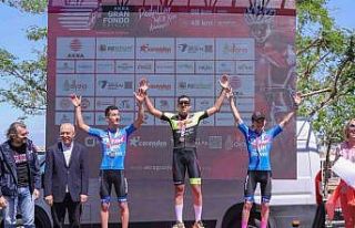 AKRA Gran Fondo Antalya yol bisikleti yarışında...