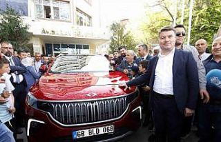 Aksaray sokaklarında Togg heyecanı