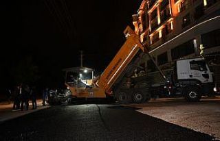 Akyol Sokağa 350 ton asfalt