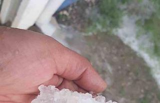 Alaca’da sağanak ve dolu hayatı olumsuz etkiledi