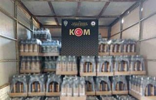 Alanya’da 15 bin 223 şişe sahte ve kaçak alkol...