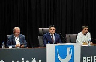 Aliağa Belediye Meclisinin mayıs ayı olağan toplantısı...