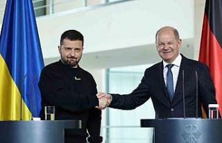 Almanya Başbakanı Scholz ile Ukrayna Devlet Başkanı...