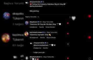 Altay’ın paylaşımına akademi oyuncuları yanıt...