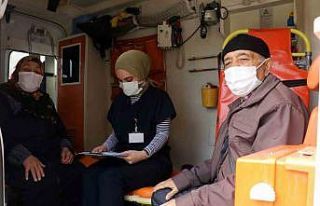 Ambulanslar bu kez sandığa hasta taşıdı