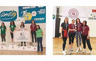 Anadolu Üniversitesi sporcularından Ünilig Eskrim...