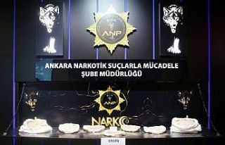 Ankara’da 15 kiloyu aşkın eroin ele geçirildi