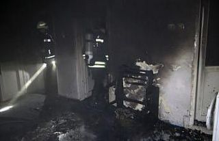 Apartmanda yangın paniği