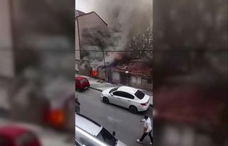 Arnavutköy’de korkutan gecekondu yangını