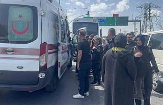 Arnavutköy’de servis aracı kazaya karıştı:...