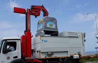 Atakum’a 180 adet yer üstü konteyneri