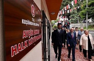 Atapark Ayçin Akkaş Kütüphanesi hizmete açıldı