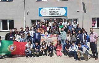Avrupalı öğrenciler Altınkent Köyüne geldi
