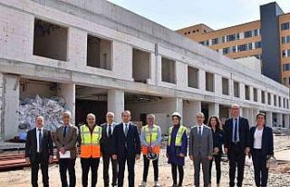 Aydın Şehir Hastanesi’nde çalışmalar hız kesmiyor