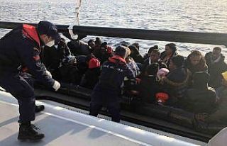 Aydın’da 83 düzensiz göçmen kurtarıldı