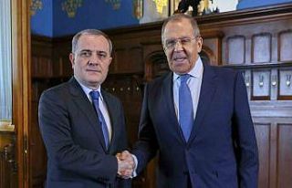 Azerbaycan Dışişleri Bakanı Bayramov ve Lavrov...