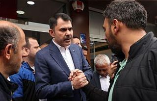 Bakan Kurum: “Depremzede kardeşlerimizi onların...