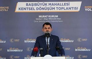 Bakan Kurum, Maltepe’de 3 ayrı mahallede müjdeler...
