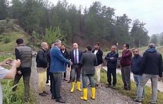 Balıköy’de aşırı yağışlar sele neden oldu