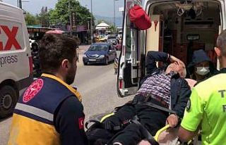 Bandırma’da sürücünün yaralandığı motosiklet...