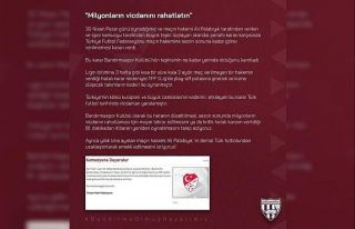 Bandırmaspor’dan TFF’ye: "Milyonların vicdanını...