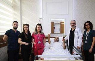 Başarılı bypass cerrahisi ile hayata tutundu