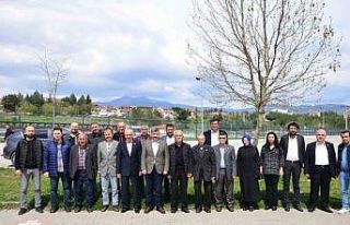 Başkan Akçadurak mahalle muhtarları ile bir araya...