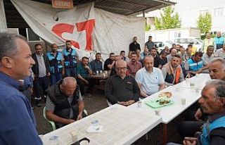 Başkan Kılınç’tan ASKİM personeline ziyaret