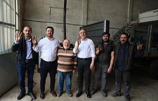 Başkan Savran Sanayi Esnaflarını ziyaret etti